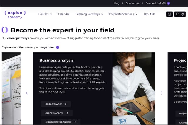 Étude de cas Expleo Academy : Plateforme LMS | Josh Digital