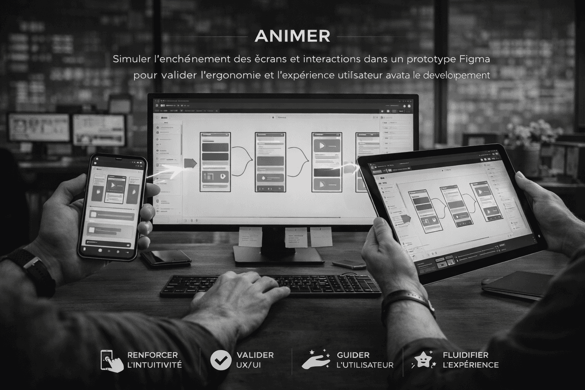 Animer le prototype d'une interface crossplatform