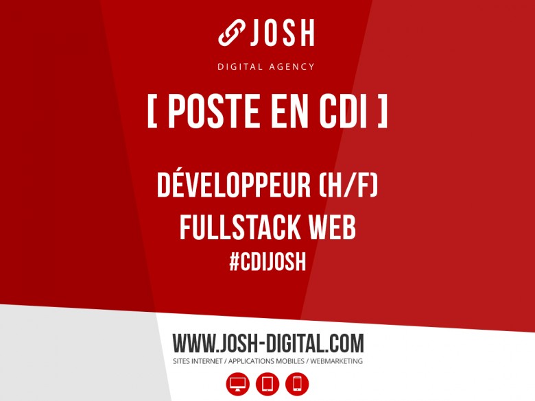 Offre d’emploi : Développeur Web Fullstack (H/F)