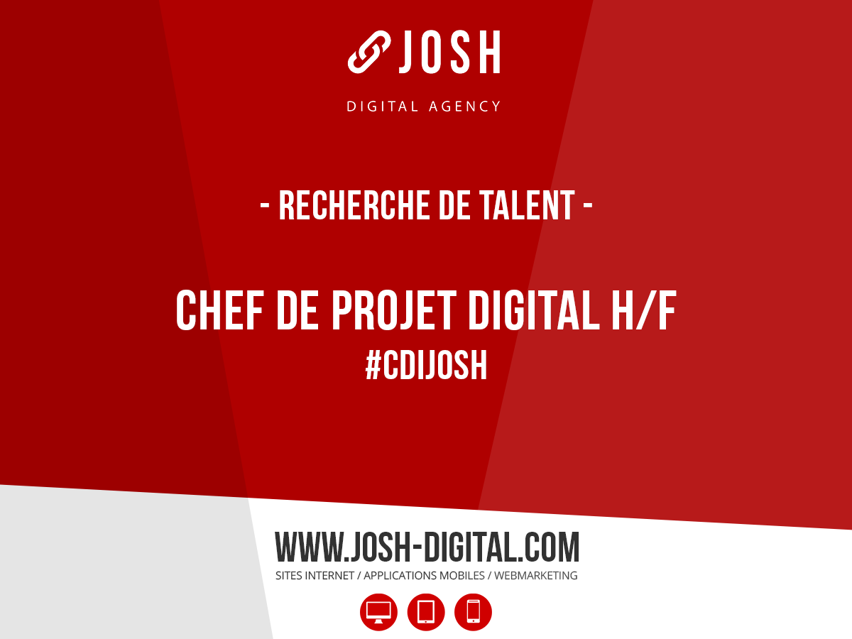 Recrutement : Chef de Projet Digital (H/F)