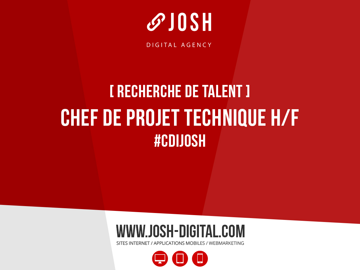 Recrutement : Chef de Projet Technique (H/F)